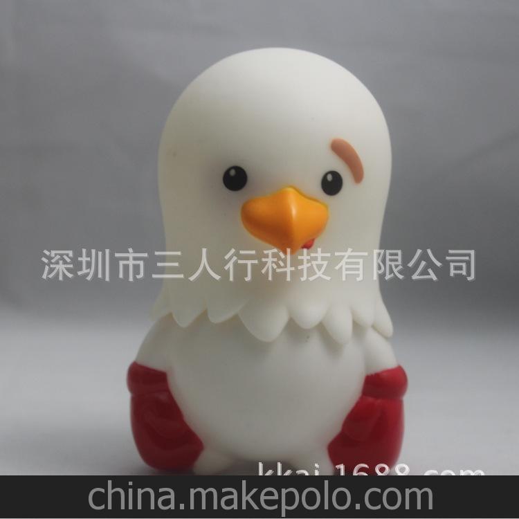 （新品上市）歐美新流行力量公仔LUCKY雞,搪膠玩偶OEM廠家定做