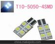 供应高亮LED汽车灯 T10-5050-4SMD