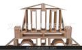 幼儿园 中空积木 空心积木 构建积木玩具 58片 原色 木制玩具