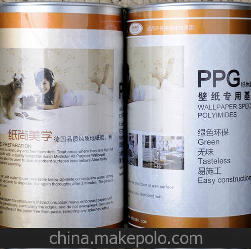 紙尚美學PPG墻紙、壁紙膠水 基膜 膠漿膠粉套裝 環保進口土豆膠