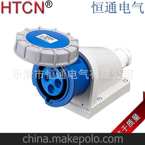 廠家直銷 工業(yè)明裝插座 4孔 防水IP67圖片
