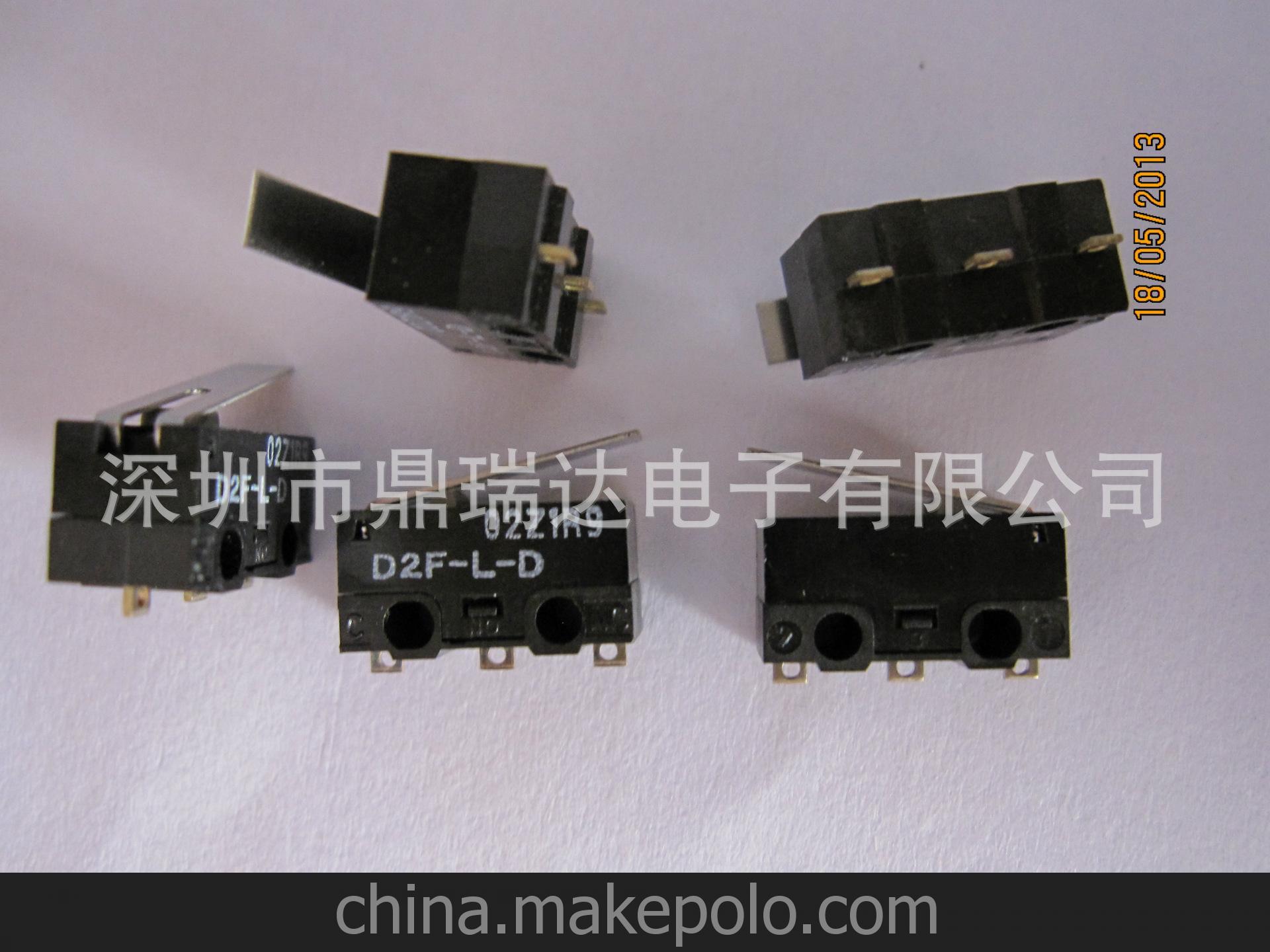 正品保障 供應全新原裝歐姆龍微動開關D2F-L-D