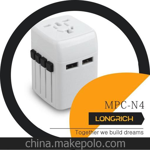 新奇特地?cái)傂庐a(chǎn)品 雙usb插頭 插座 代理加盟合作圖片