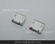 micro 5P前插后贴H＝1.5/1.2/1.0mm 母座micro USB连接器