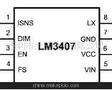 高功率LED 驱动器LM3407