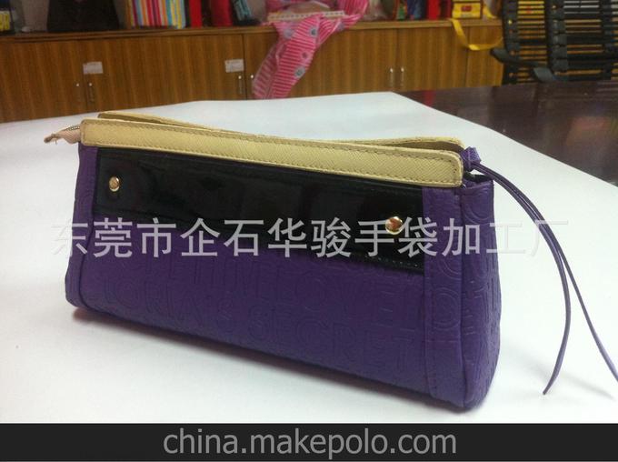 廠(chǎng)家生產(chǎn)優(yōu)雅紫色大容量筆袋圖片
