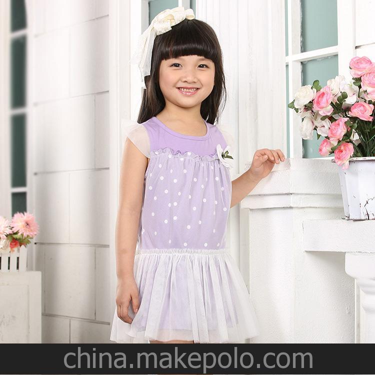 銷售品牌童裝M38127 美孩子韓版新款潮流時尚童裙 童裝連衣裙批發