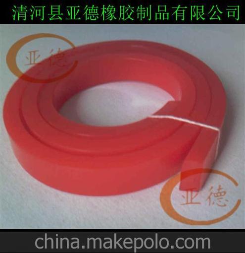 按客戶要求定做白色 黑色 紅色 彩色等 硅膠發(fā)泡條 密實(shí)條橡膠條圖片