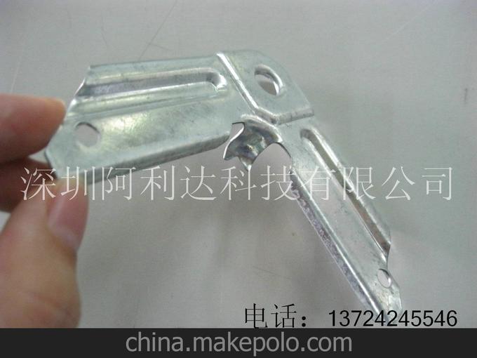 廠家供應1.2MM厚度 鍍鋅角碼 共板法蘭風管角碼圖片