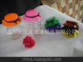 厂家批发供应可爱礼帽造型玻璃糖果瓶，礼品瓶