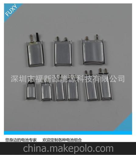 廠家直銷方形鋰電芯303030 聚合物鋰電池 180MAH 藍牙音箱專用圖片