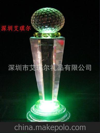 發(fā)光水晶獎杯，K9水晶，精美獎杯圖片