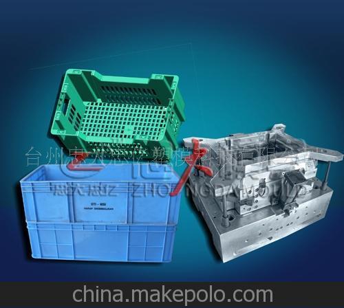 一次性周轉筐模具 水果桔子塑料筐模具圖片