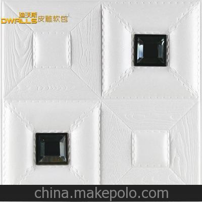 皮雕軟包 床頭背景墻 軟包背景 歐式手工皮雕背景裝飾塊圖片