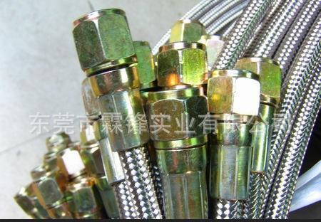現貨批發東莞常平鐵氟龍編織管 不銹鋼鐵氟龍管 模溫機編織管