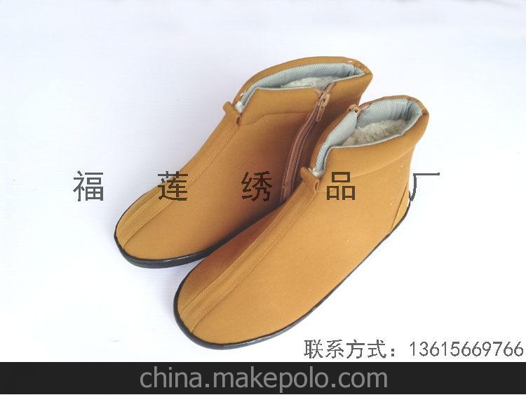 廠家直銷/用品批發定做冬天穿帶毛僧棉鞋/居士鞋/和尚道士鞋