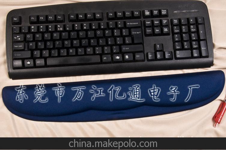 廠家直銷 硅膠鍵盤墊 護腕鍵盤墊 長條型鍵盤墊
