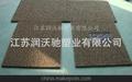 黑灰色 自由裁剪 通用3件套 环保无味 PVC汽车喷丝脚垫 1.8公分