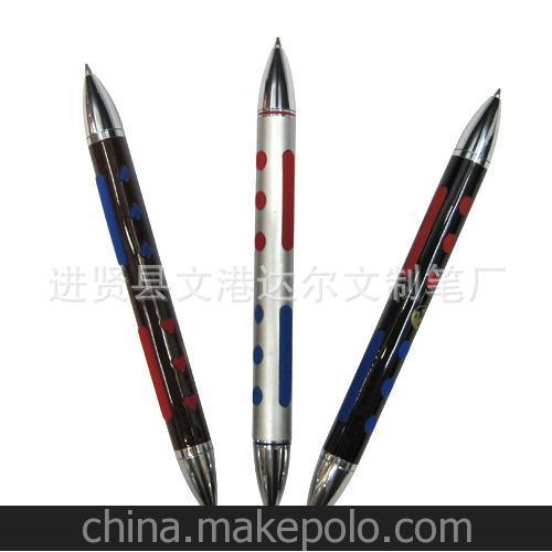 達爾文大量供應(yīng) 便宜金屬圓珠筆 寶珠筆 金屬轉(zhuǎn)動圓珠筆 簽字筆圖片