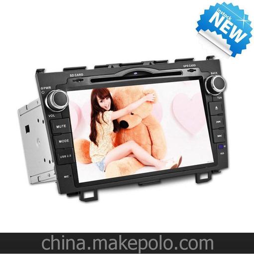 8寸本田CR-V汽車(chē)影音車(chē)載電腦導航DVD,WIFI/3G,RDS,BT,AUX圖片
