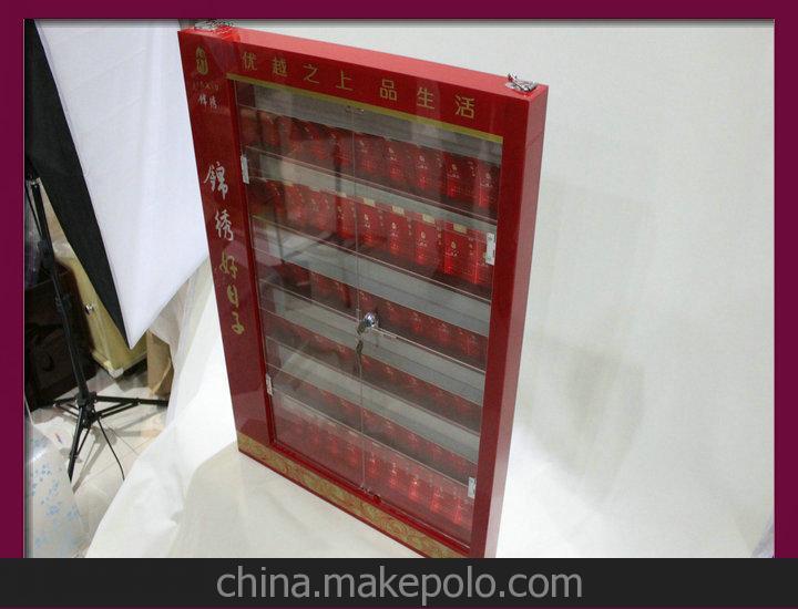 源藝坊 機玻璃亞克力高檔展示架便利店煙架定做 實力廠家