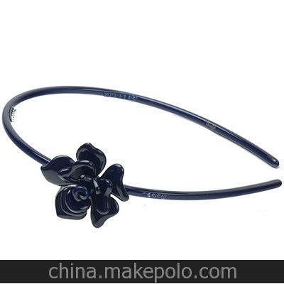 佩妮飾品佩妮正品 情人節(jié)禮物優(yōu)雅玫瑰花純色發(fā)箍 韓范發(fā)飾圖片