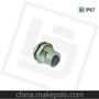 M12前面板安裝法蘭座(母座)PC板連接 IP67防護(hù)等級 LJ品牌連接器