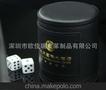 广告骰盅骰子 色盅色子批发，皮革骰盅厂家，深圳低