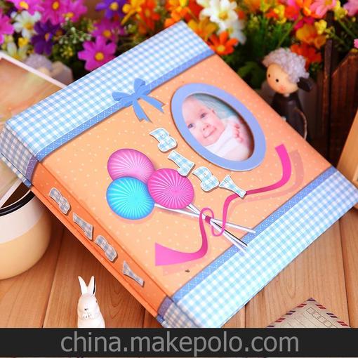 批發(fā)插頁式相冊 寶寶相冊供應 卡通韓版家庭相簿大容量相冊本圖片