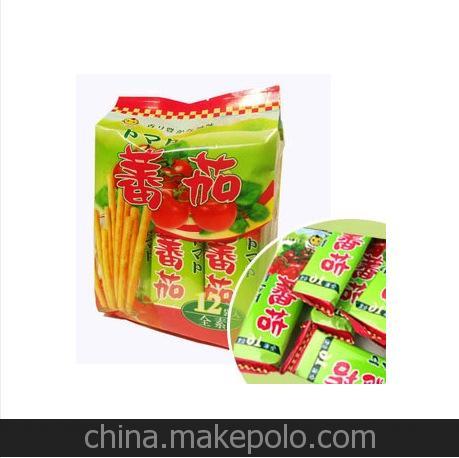 AJI 牛奶燕麦 番茄脆棒饼 美味 营养丰富饼干192g 1件12袋